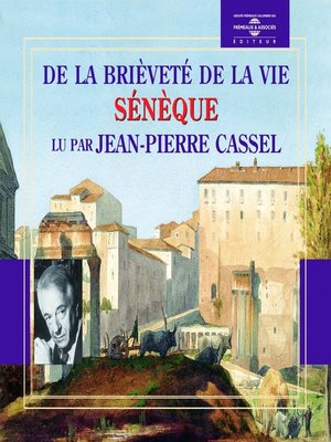 cover image of De la brieveté de la vie